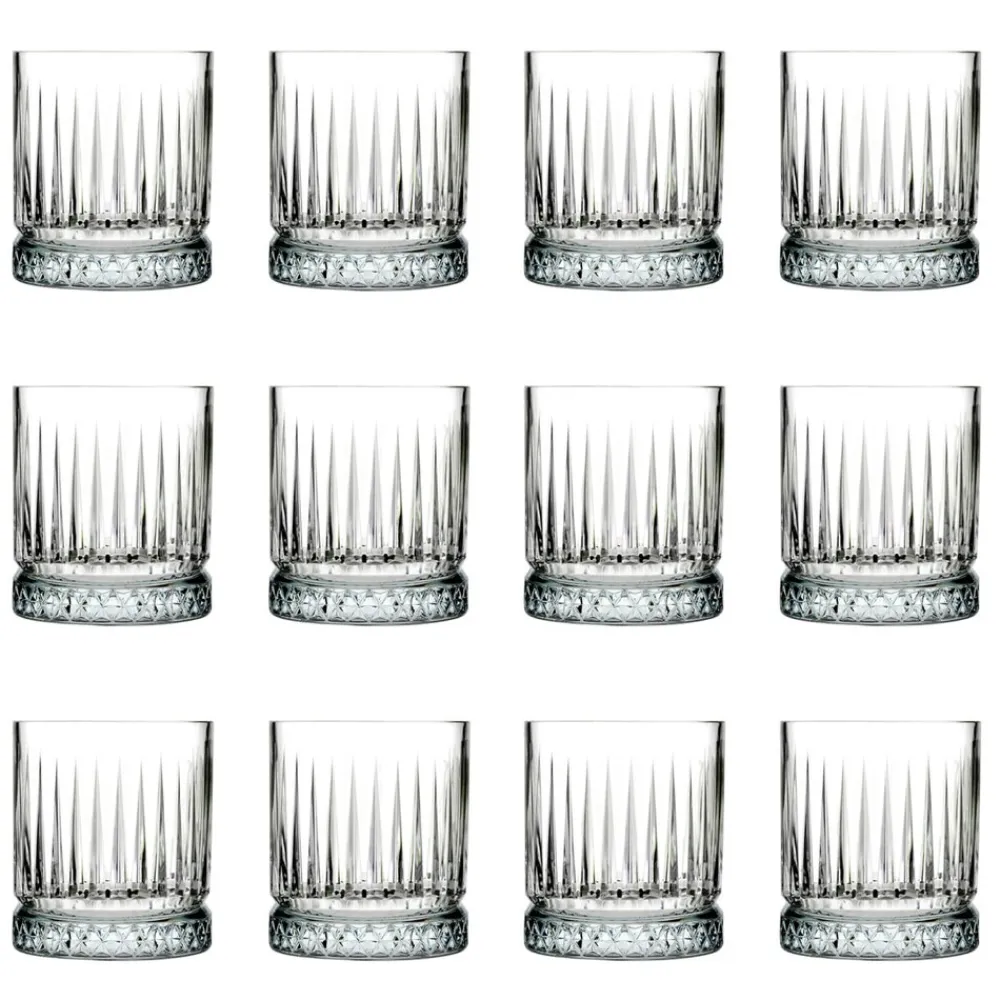 ich-zapfe Whiskygläser, Whiskybecher - Elysia, 12er-Set, Stilvolle Gläser für Whisky & mehr, 210ml Clearance