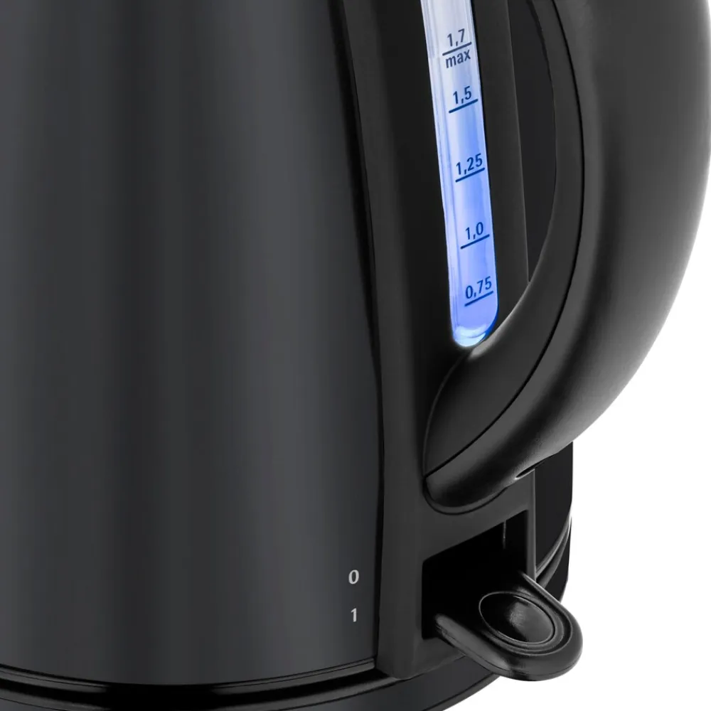 WMF Stelio Deep Black Wasserkocher (1,7 Liter, 2400 Watt)