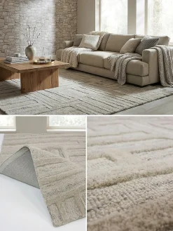 Wollteppich abstrakt 160 x 230 cm - EDALE | ^ KADIMA DESIGN