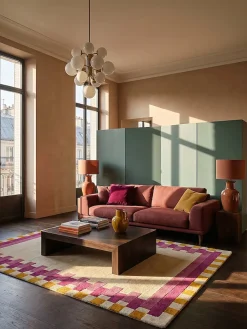Wollteppich geometrisch 120 x 170 cm - WENSUM | Kadima ^ KADIMA DESIGN Best