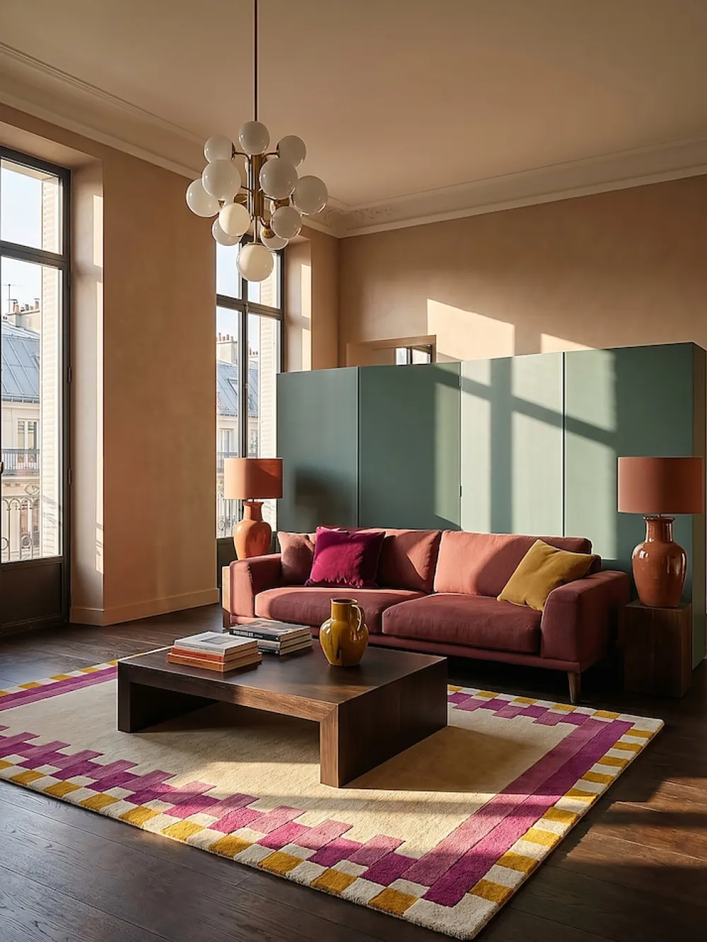 Wollteppich geometrisch 120 x 170 cm - WENSUM | Kadima ^ KADIMA DESIGN Best