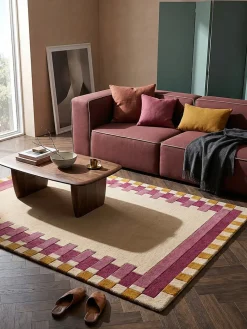 Wollteppich geometrisch 120 x 170 cm - WENSUM | Kadima ^ KADIMA DESIGN Best