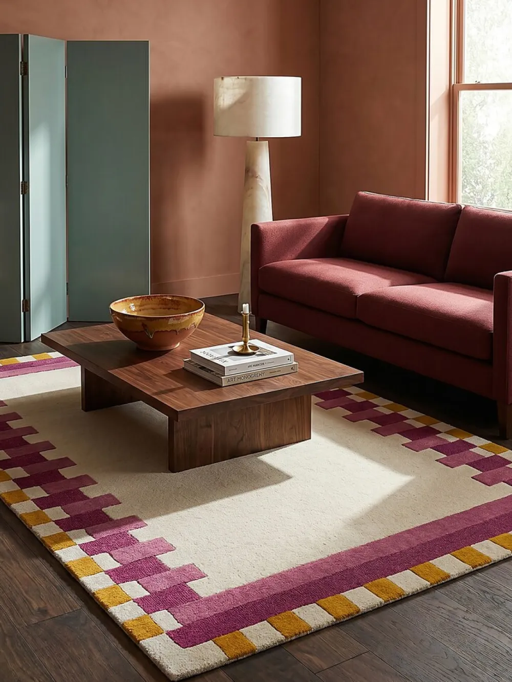 Wollteppich geometrisch 120 x 170 cm - WENSUM | Kadima ^ KADIMA DESIGN Best