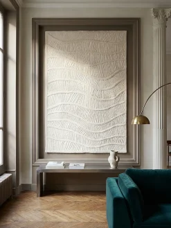 Wollteppich minimalistisch Weiß 160 x 230 cm - CARVE | ^ KADIMA DESIGN Hot