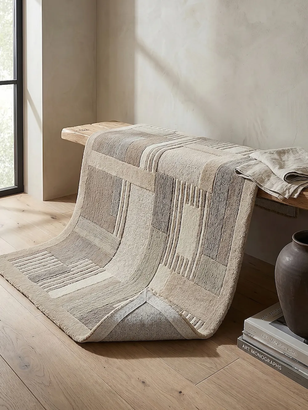 Wollteppich garn 200 x 300 cm - EDALE | ^ KADIMA DESIGN Best