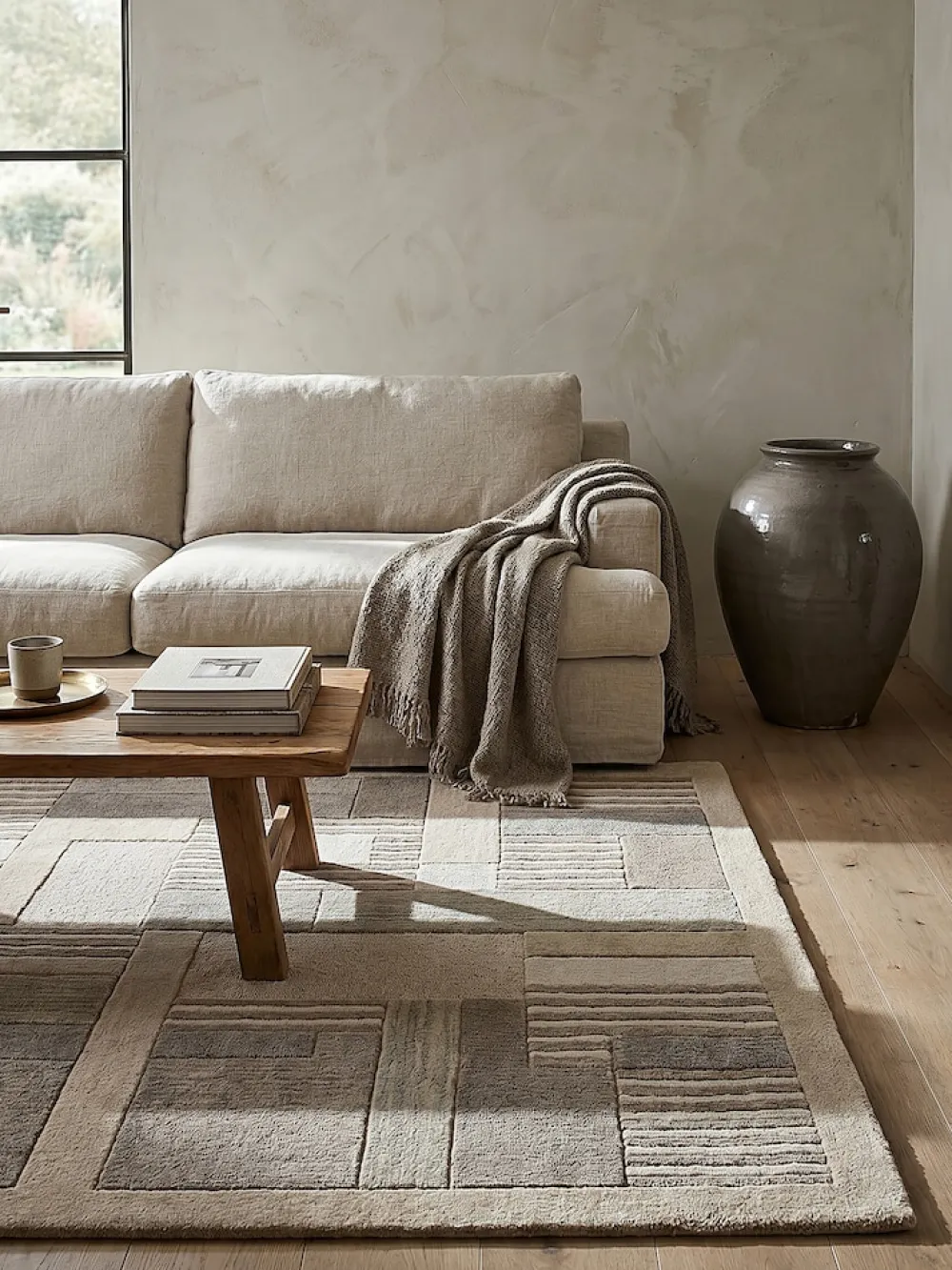 Wollteppich garn 200 x 300 cm - EDALE | ^ KADIMA DESIGN Best