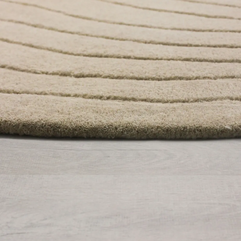 Wollteppich oval 160 x 230 cm - PARRET | ^ KADIMA DESIGN Online