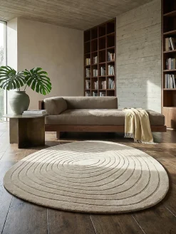 Wollteppich oval 160 x 230 cm - PARRET | ^ KADIMA DESIGN Online