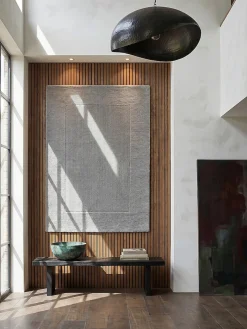 Wollteppich uni Grau meliert 120 x 170 cm - MOLE | ^ KADIMA DESIGN