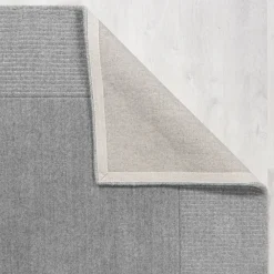 Wollteppich uni Grau meliert 120 x 170 cm - MOLE | ^ KADIMA DESIGN