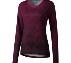 Shimano Woman' AIKO Long leeve Jerey, Red Outlet
