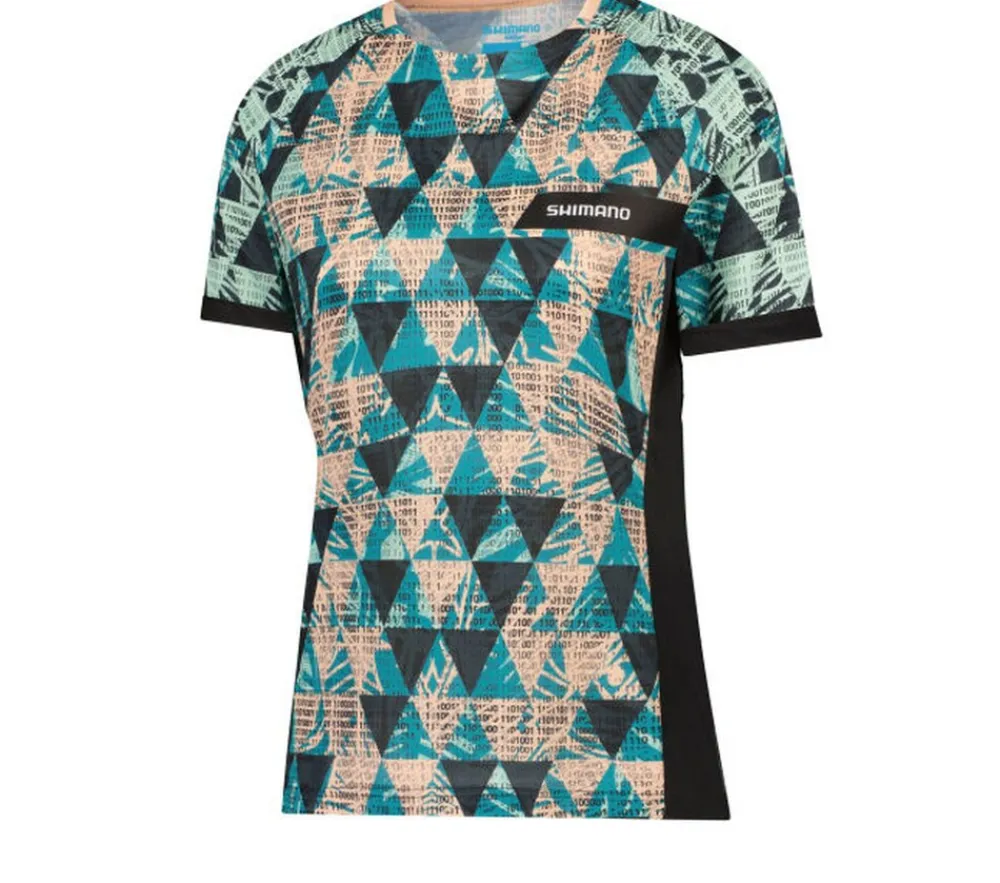 Woman's SAIKO Short Sleeve Jersey, Transparent Green ^ Shimano