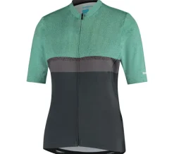 Shimano Woan's  SUIRE Short Seeve Jersey, Transparent Green Clearance