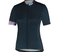 W's MIZUKI Short Seeve Jersey, Charcoa (Produkt aktue ausverkauft) ^ Shimano Sale