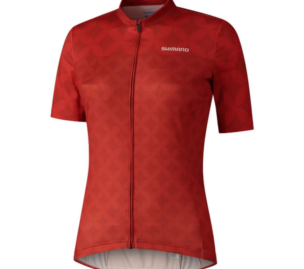 W' IZUKI hort eeve Jerey, Red ^ Shimano Online