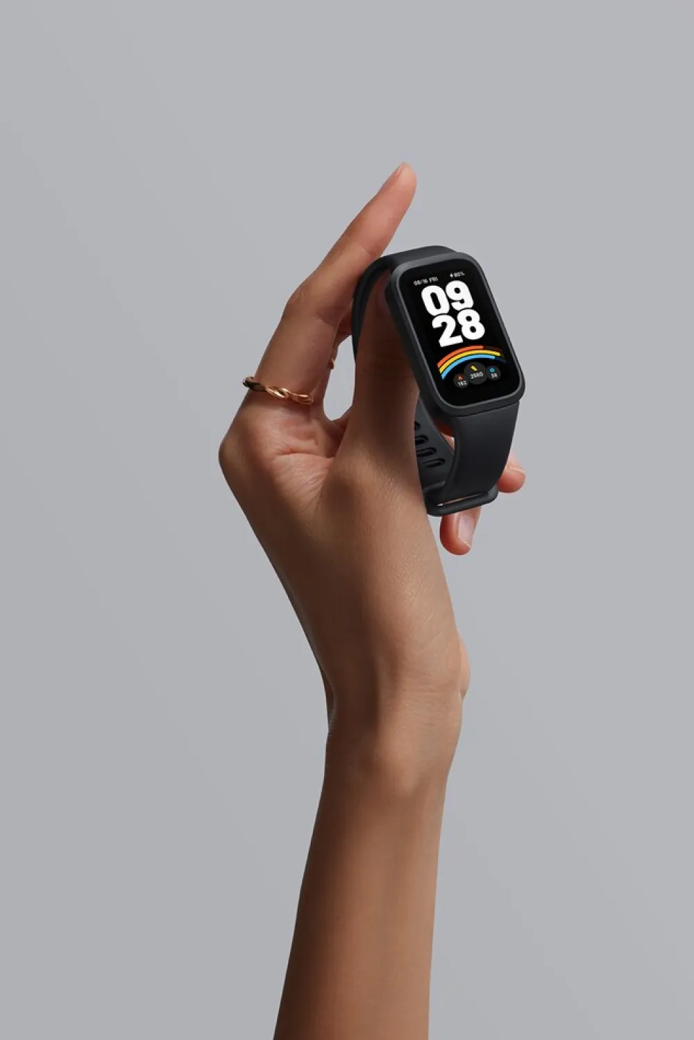 XIAOMI Smart Band 9 Active weiß Fitnesstracker schwarz