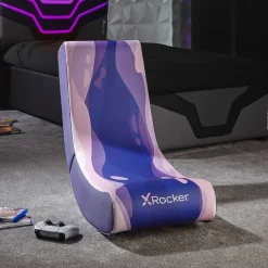 XROCKER Gaming Bodensessel VIDEO ROCKER Lava Pink/klappbar ^ X ROCKER