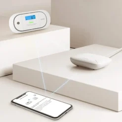 X-Sense XC01-M intelligenter vernetzter RF-Funk-Kohlenmonoxid Melder mit LCD-Anzeige ^ Inkovideo New