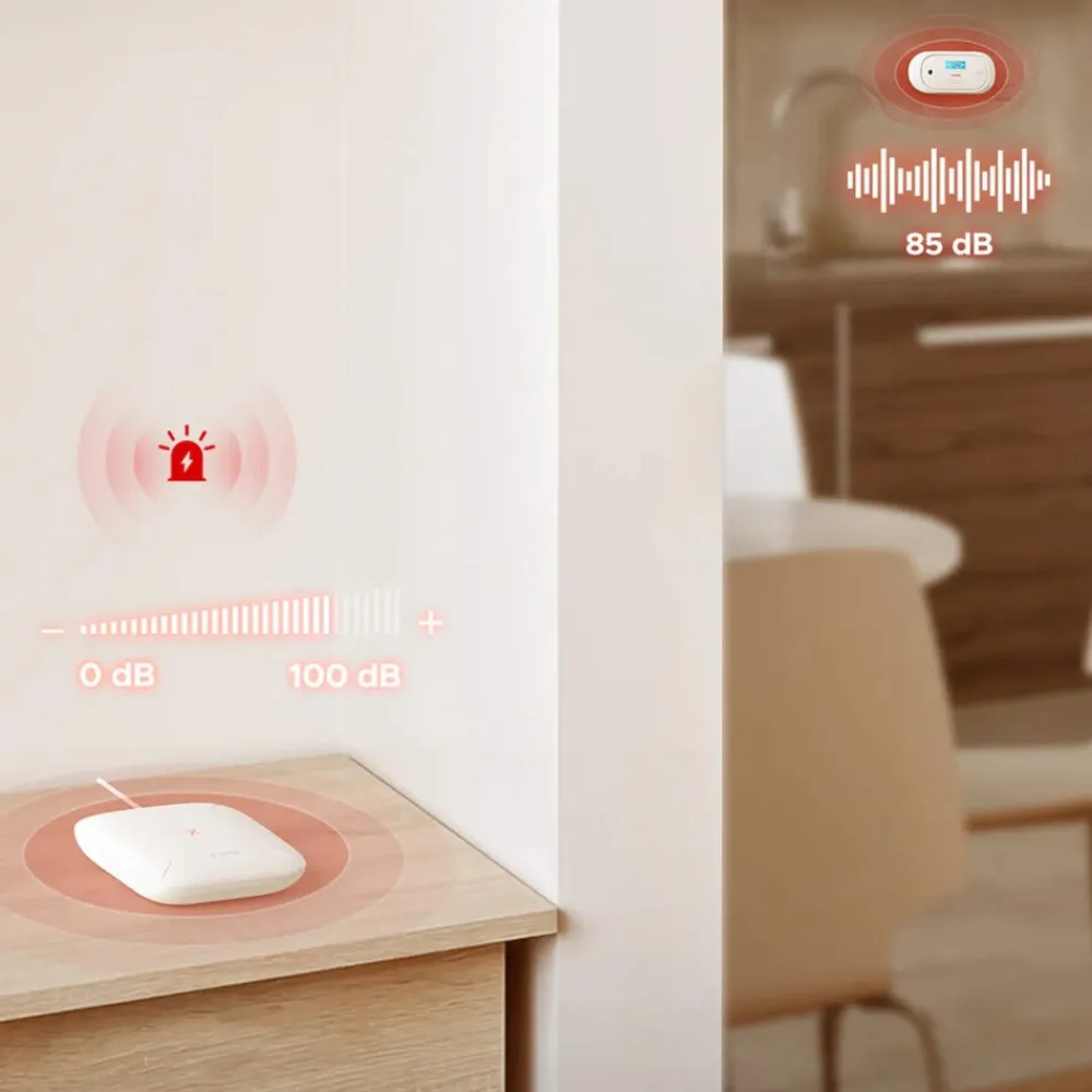 X-Sense XC01-M intelligenter vernetzter RF-Funk-Kohlenmonoxid Melder mit LCD-Anzeige ^ Inkovideo New