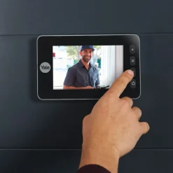 Digital Door Spy DDV 5800, 4.3" Display (Silber) mit Motion Detection, Doorbell & Night Vision ^ Yale Sale