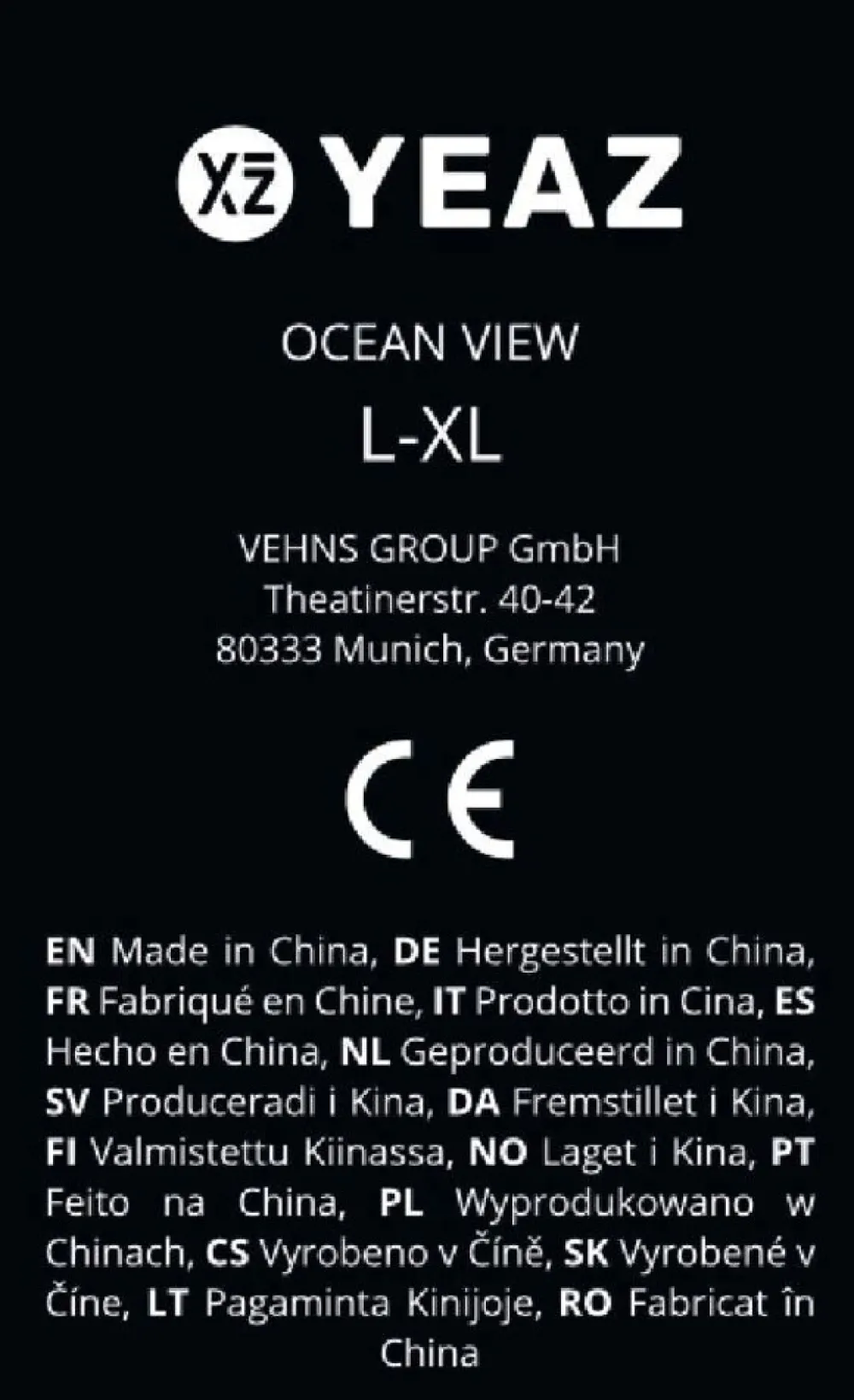 Schnorchelmaske Gr. L-XL OCEAN VIEW ^ YEAZ Discount