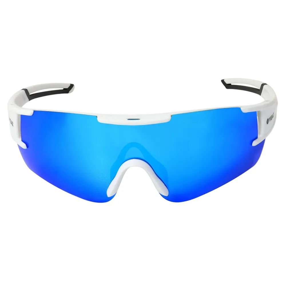 Sport-Sonnenbrille Bright White/Blue SUNBLOW ^ YEAZ Best