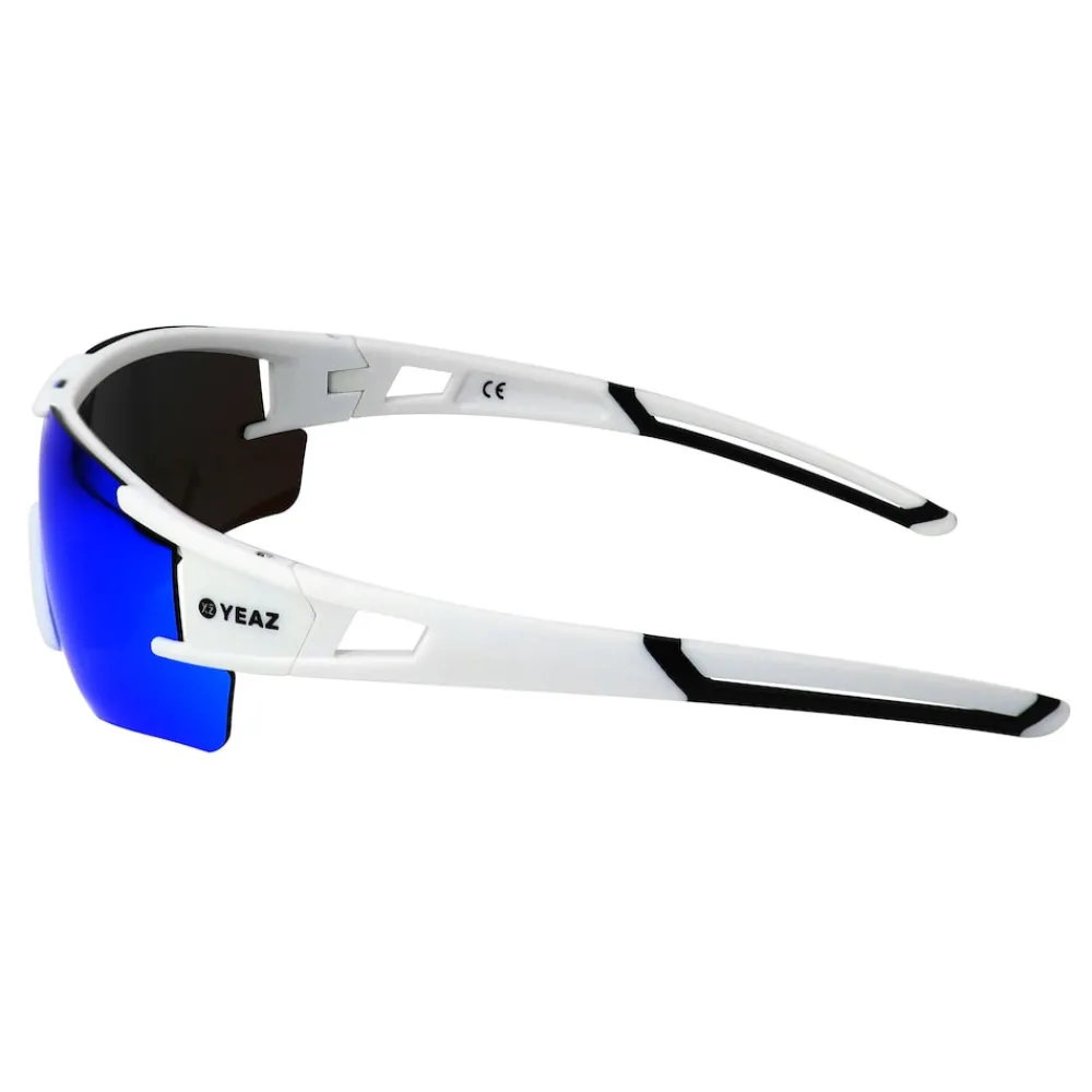 Sport-Sonnenbrille Bright White/Blue SUNBLOW ^ YEAZ Best