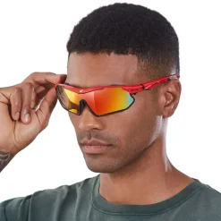 YEAZ Sport-Sonnenbrille rot/schwarz/rot SUNRAY Sale