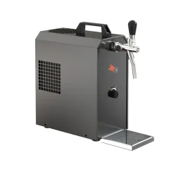 Zapfanlage, Bierzapfanlage JET 30K Bierkoffer mit Luftpumpe Durchlaufkühler 1-leitig Trockenkühler, bis zu 30 Liter/h ^ ich-zapfe Sale