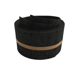 Sichtschutzstreifen 2er Set zaun|zu Design-Vlies HALBE: 95mm Schwarzgrau 2,55m ^ zaun|zu® Hot