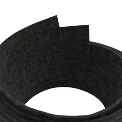 Sichtschutzstreifen 2er Set zaun|zu Design-Vlies HALBE: 95mm Schwarzgrau 2,55m ^ zaun|zu® Hot