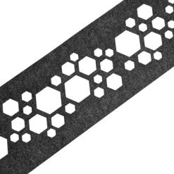 Sichtschutzstreifen Design Vlies Dekor Hexagon Einzelstreifen 2,55m ^ zaun|zu®