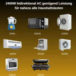 SolarFlow 2400 Pro,Speicher für Balkonkraftwerk,2,4 kWh ^ Zendure Clearance