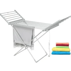 Zilan Wäscheständer elektrisch beheizbar IPx1 max. 15 kg 12 Meter Outlet