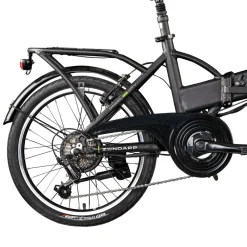 Green 1.0 20 Zoll Elektro Klapprad für Erwachsene 150 - 180 cm 6 Gang E Klappfahrrad E Bike Faltrad Pedelec StVZO ^ Zündapp Best