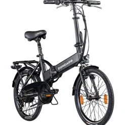 Green 1.0 20 Zoll Elektro Klapprad für Erwachsene 150 - 180 cm 6 Gang E Klappfahrrad E Bike Faltrad Pedelec StVZO ^ Zündapp Best