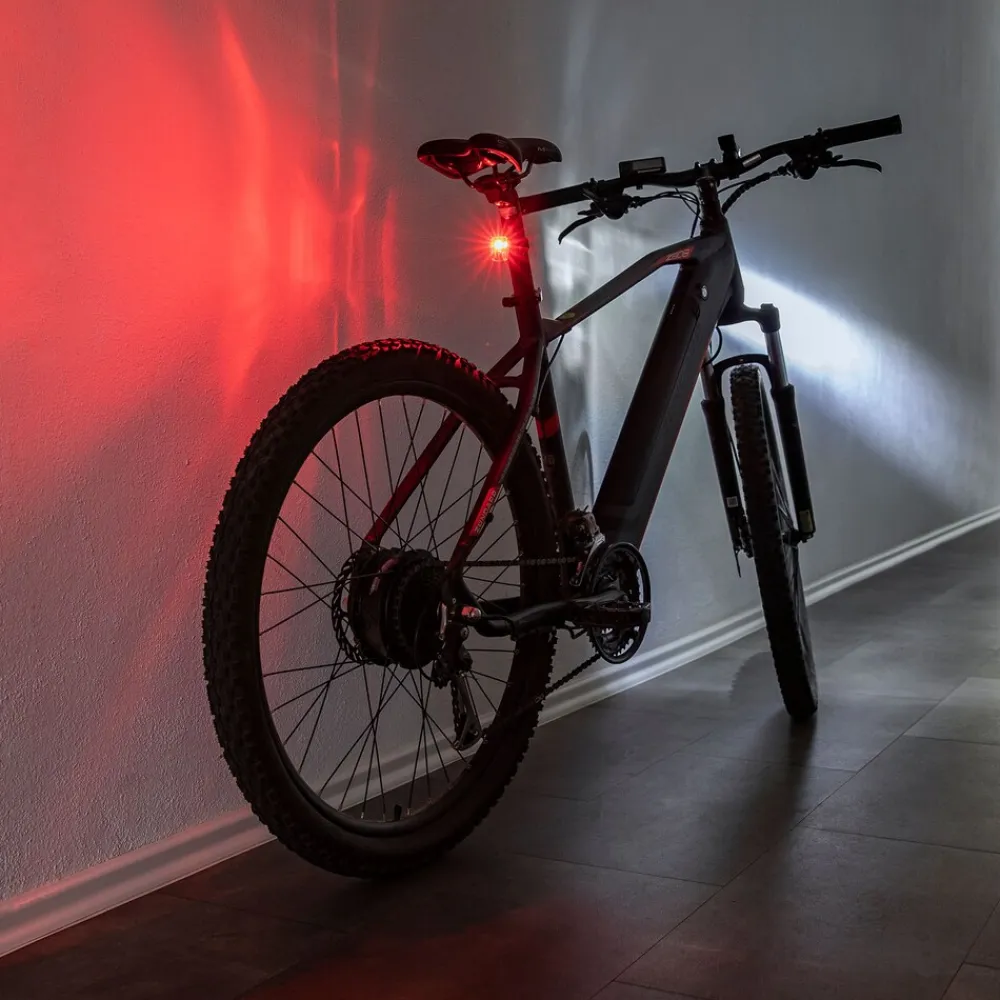 ZA.K.15 LED Beleuchtungsset StVZO Fahrradlicht Fahrrad Lampe Set Beleuchtung Fahrrad Akku Lampenset ^ Zündapp Best
