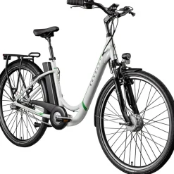 Z510 E Bike Damenfahrrad ab 155 cm Rücktritt Pedelec 28 Zoll Fahrrad mit tiefem Einstieg Hollandrad mit 3 Gang Nabenschaltung StVZO ^ Zündapp Sale