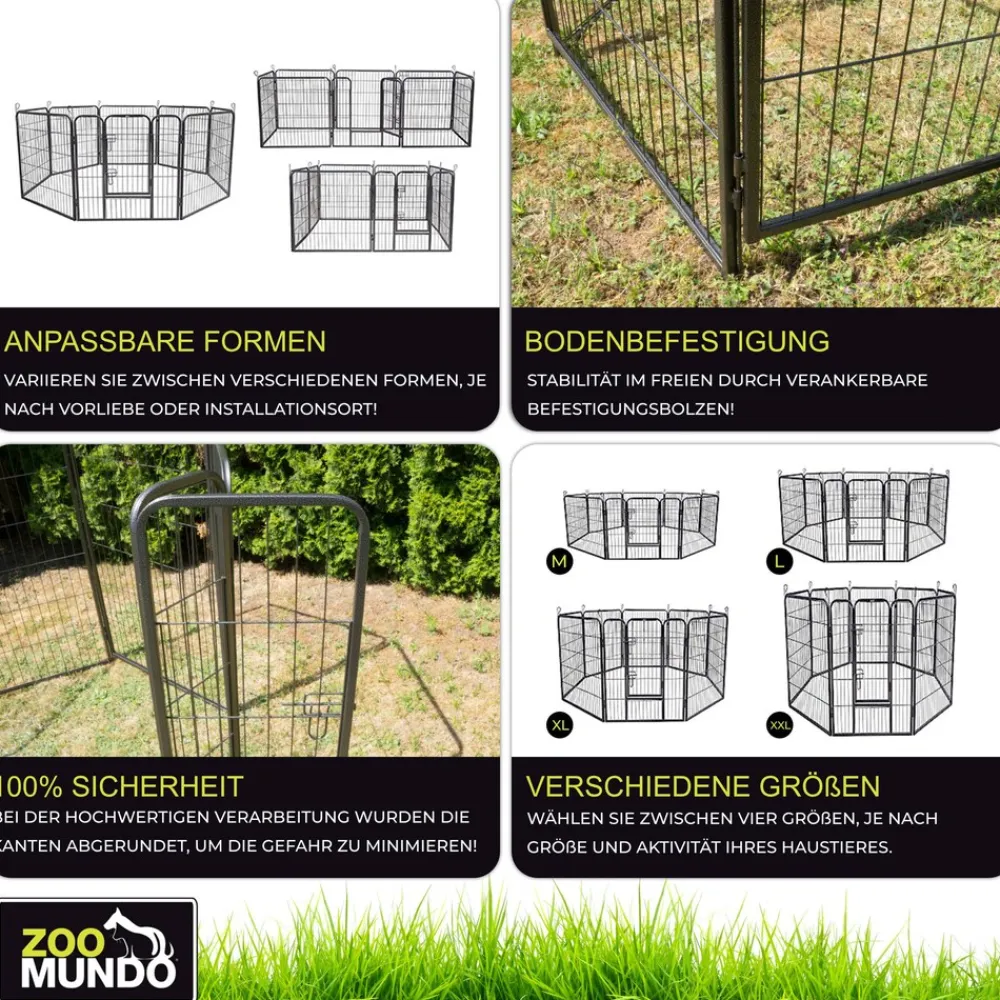 zoomundo Welpenauslauf / Freilaufgehege 8-Eck - XL Outlet