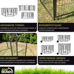 zoomundo Welpenauslauf / Freilaufgehege 8-Eck - XL Outlet