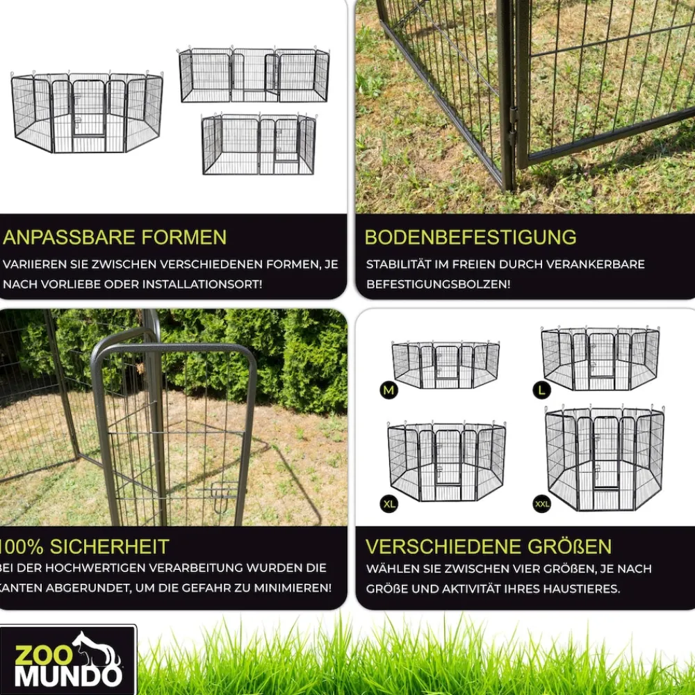 zoomundo Welpenauslauf / Freilaufgehege 8-Eck - XL Outlet
