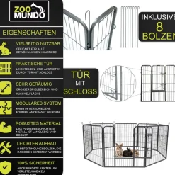 zoomundo Welpenauslauf / Freilaufgehege 8-Eck - XL Outlet