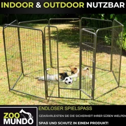 zoomundo Welpenauslauf / Freilaufgehege 8-Eck - XL Outlet