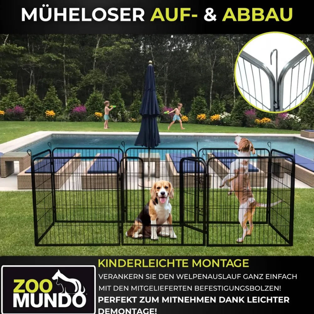 zoomundo Welpenauslauf / Freilaufgehege 8-Eck - XL Outlet