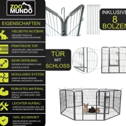 zoomundo Welpenauslauf / Freilaufgehege 8-Eck - XL Outlet
